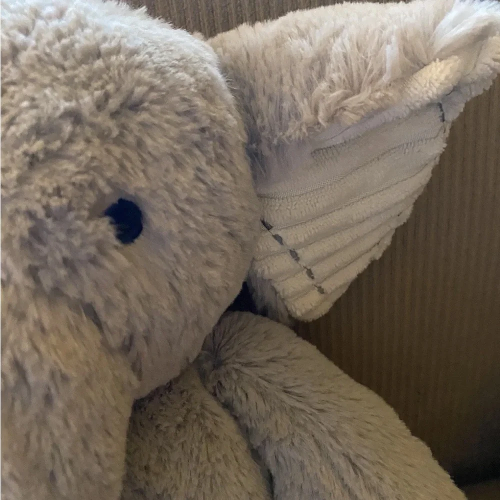 Lambs & Ivy Gray Plush Elephant Toy - Picture 6 of 12